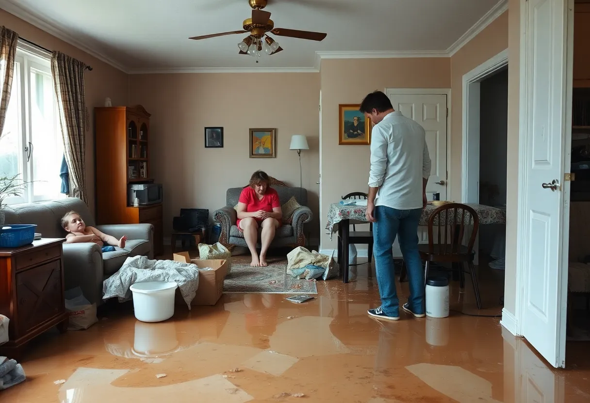 Home impacted by sewage backup in East Orlando