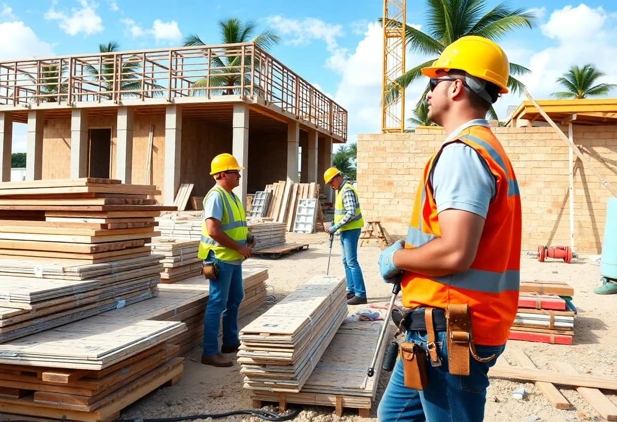 Construction Scene in Florida