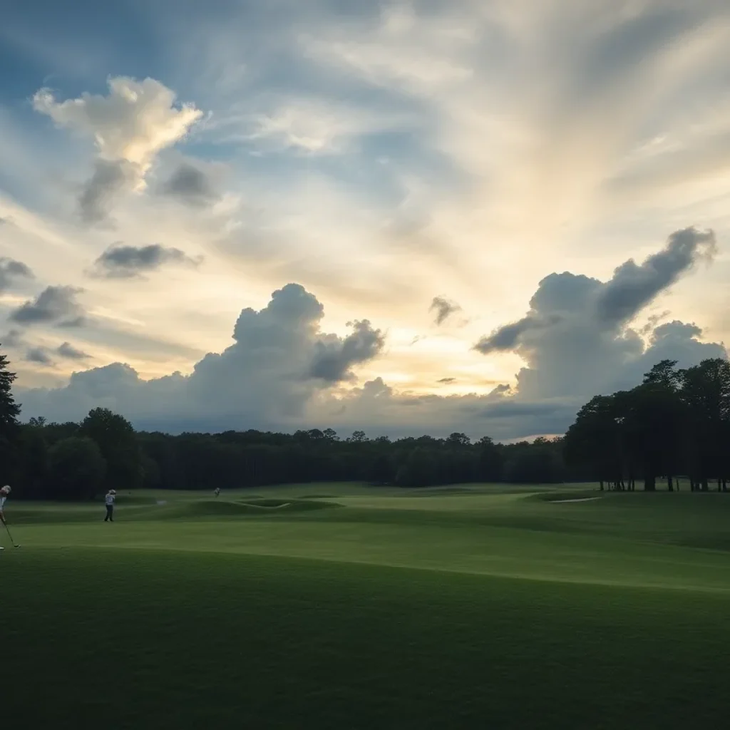 Golf Course Altercation Scene