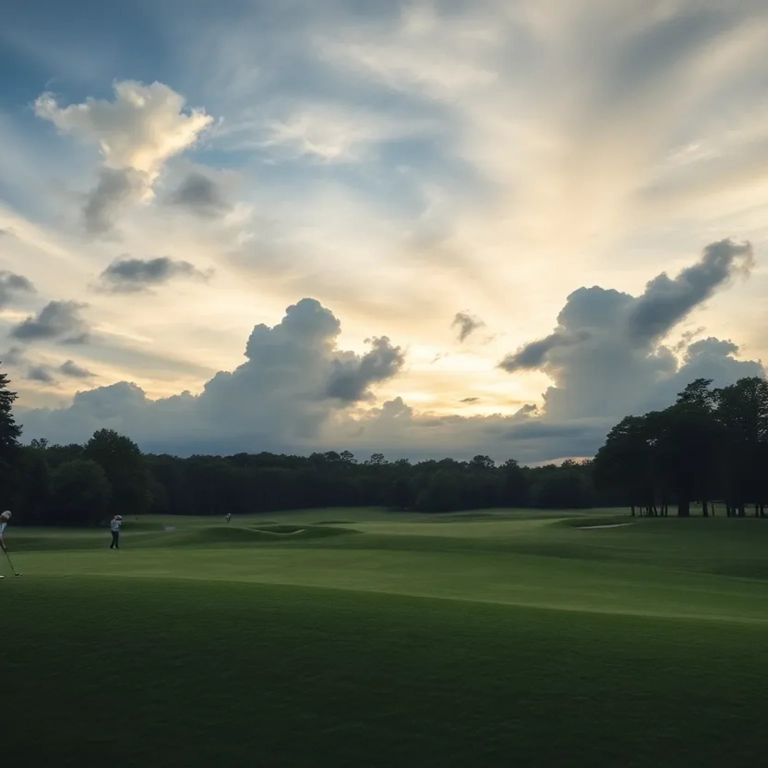 Golf Course Altercation Scene