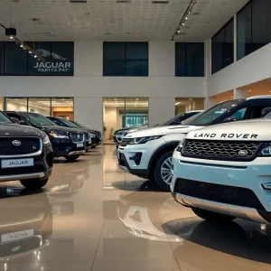 Jaguar Land Rover Luxury Showroom