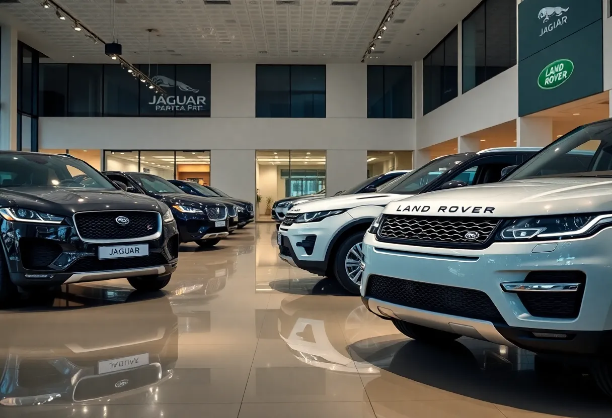 Jaguar Land Rover Luxury Showroom