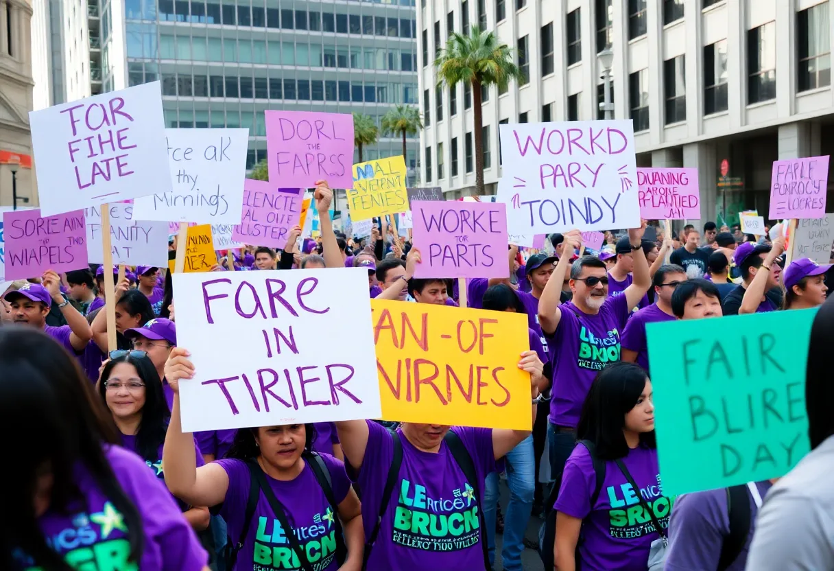 Los Angeles County Strike Rally