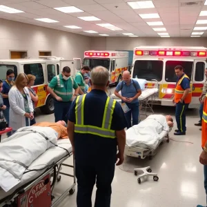 Simulation of mass casualty event training in Central Florida