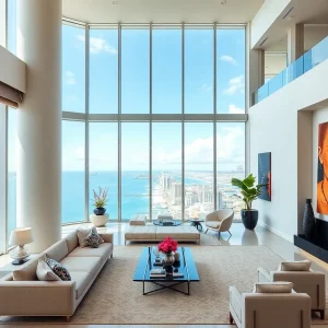 Luxurious Miami Beach Penthouse Interior