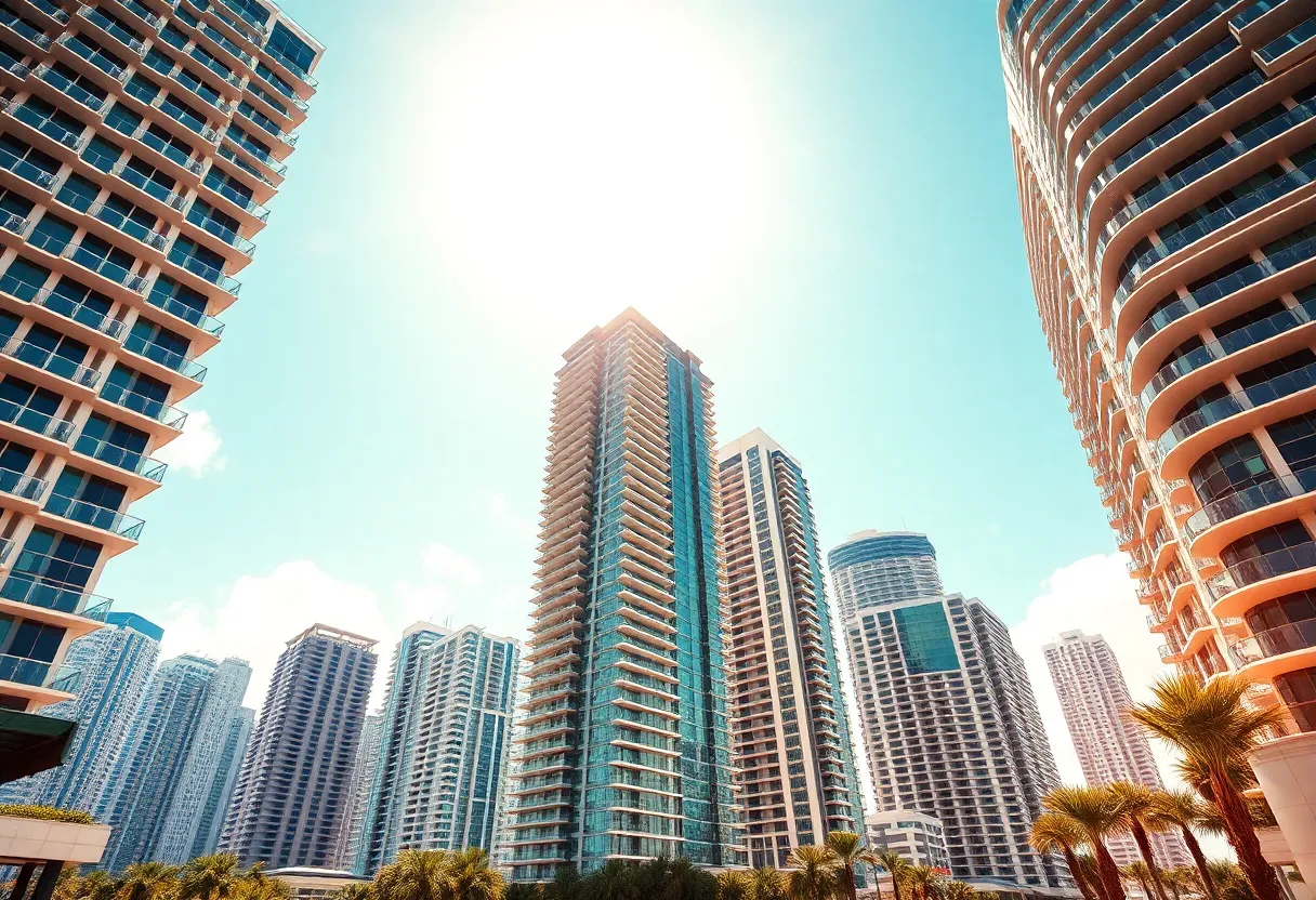 Miami Skyline with Luxury High-Rise Developments