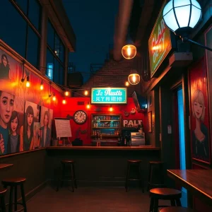 Empty bar space representing the closure of Arena Art Bar in Orlando