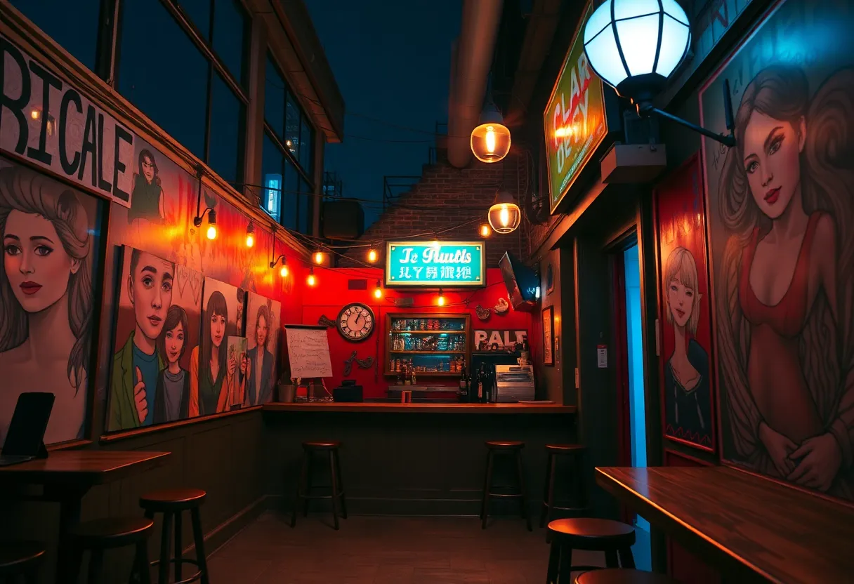 Empty bar space representing the closure of Arena Art Bar in Orlando
