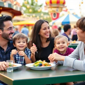 Families and food lovers enjoying moments at Universal Orlando