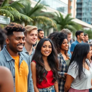 Actors auditioning at a casting call in Orlando