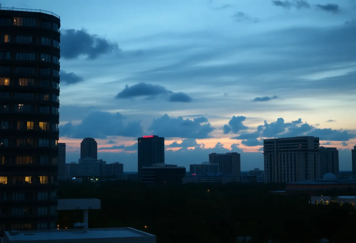 A serene image depicting an Orlando neighborhood reflecting community spirit.