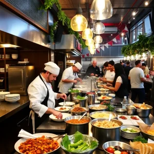 Culinary scene in Orlando with chefs and vibrant restaurants