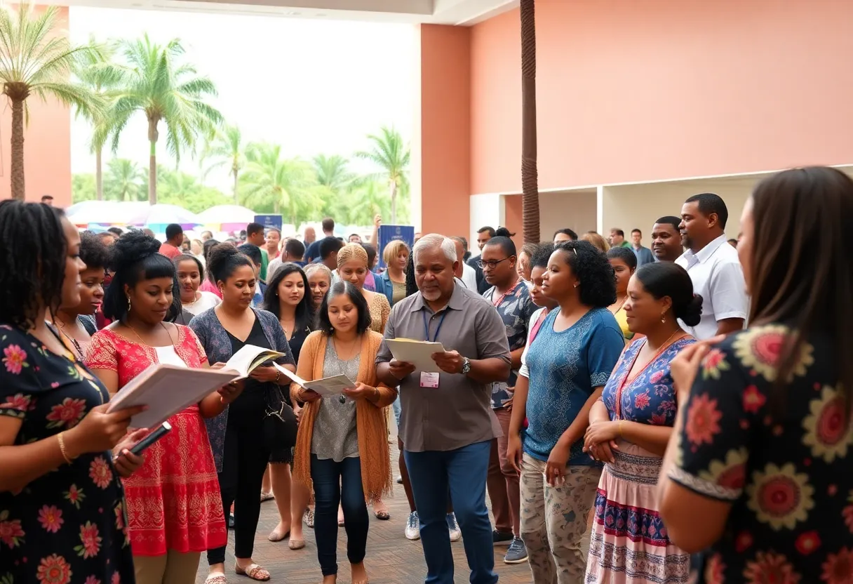 Community members participating in events in Orlando