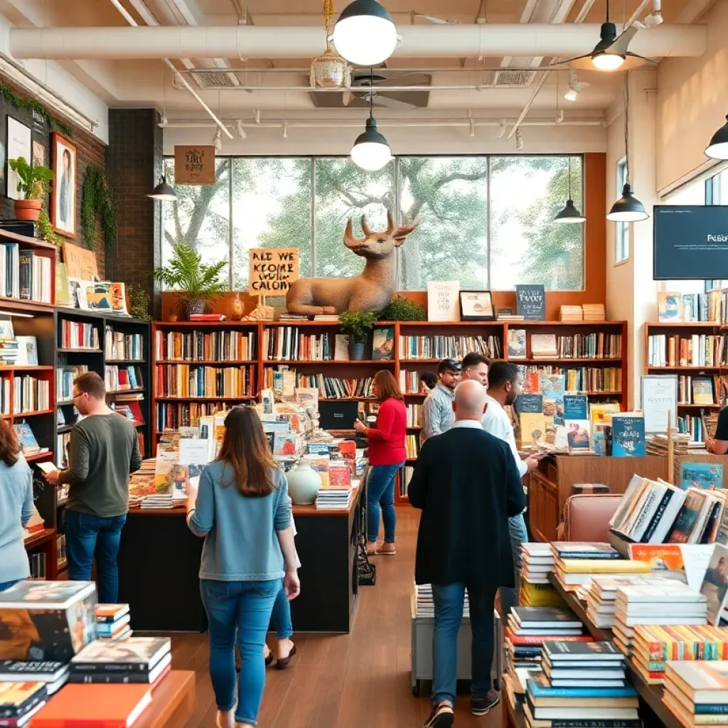 People enjoying independent bookstores in Orlando