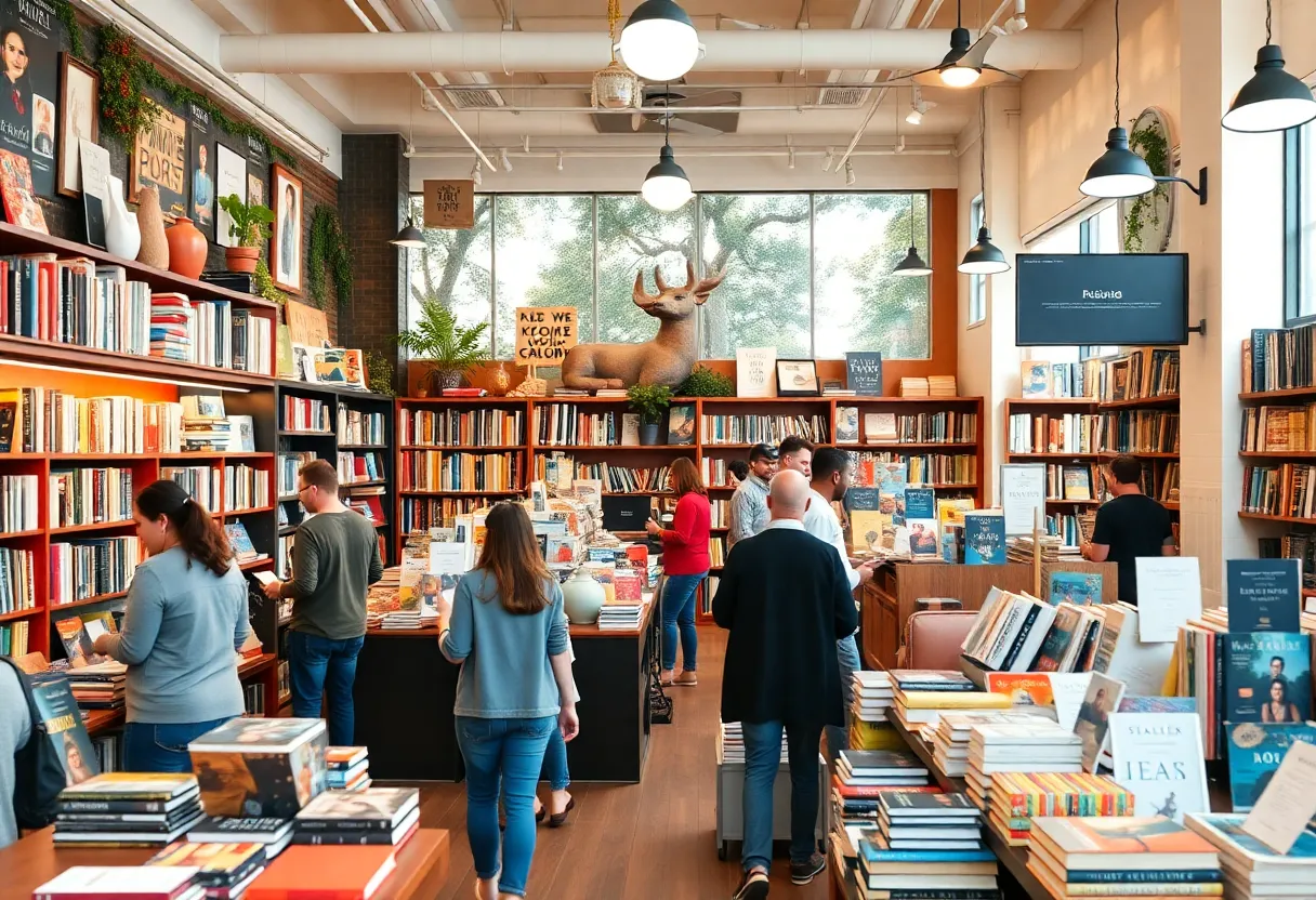 People enjoying independent bookstores in Orlando
