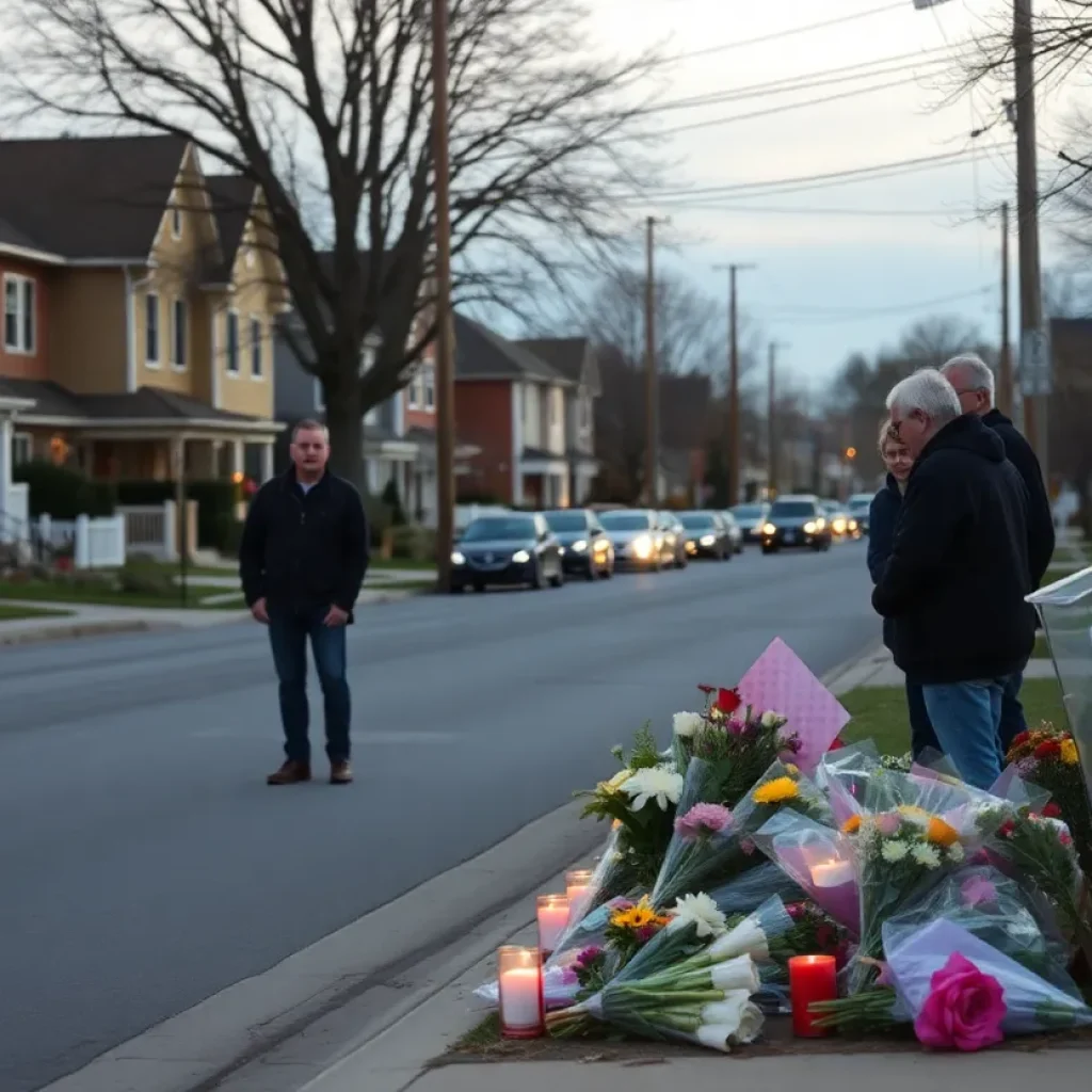 Community memorial for victims of a shooting in Orlando