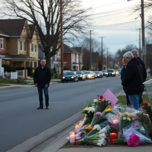 Community memorial for victims of a shooting in Orlando