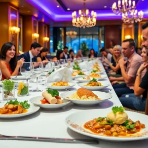 Dining scene at the Michelin Guide 2025 Awards in Orlando