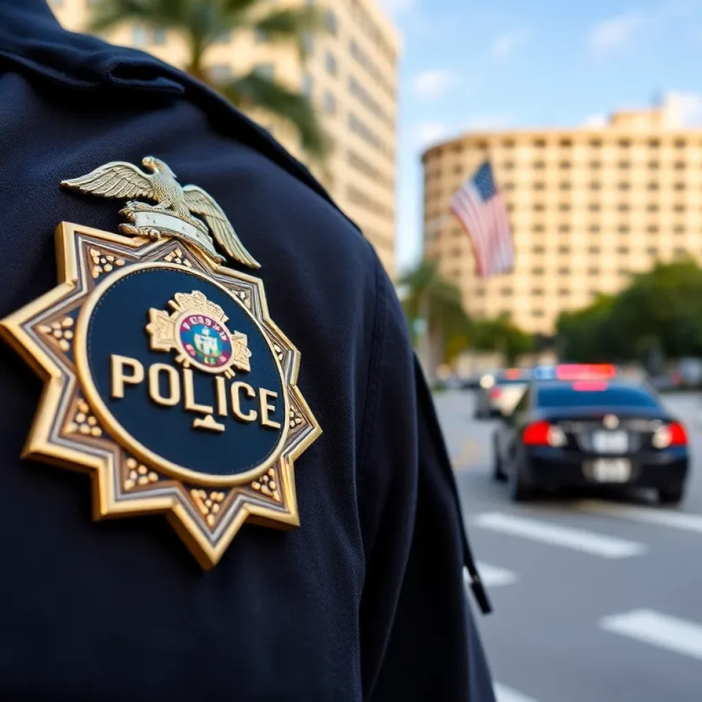 Orlando police badge symbolizing law enforcement accountability
