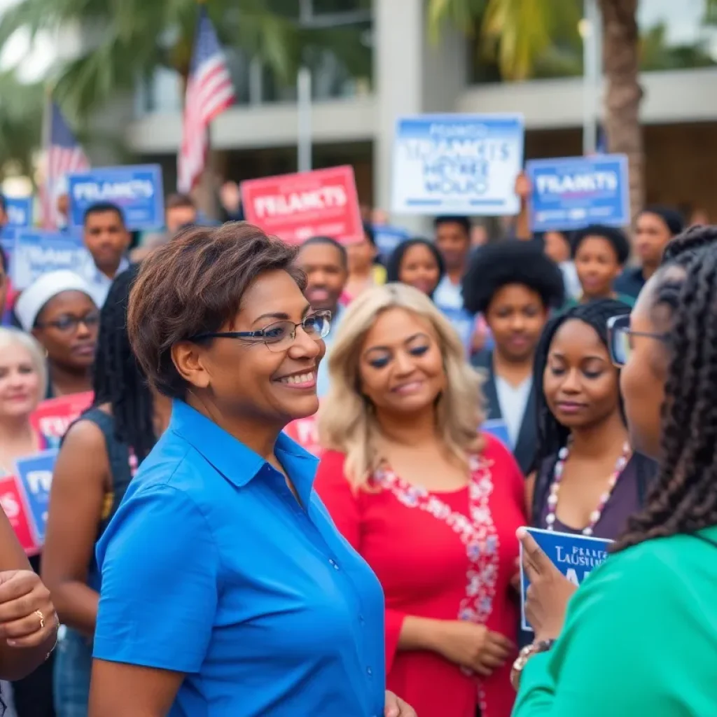 Community members discussing candidates for Orlando's special election