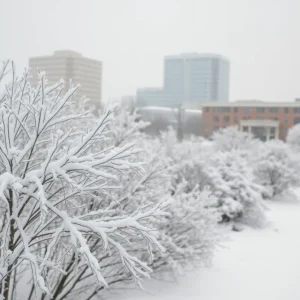 Pensacola Winter Storm Scene