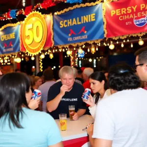 Crowd enjoying the Pepsi Challenge at Icon Park in Orlando