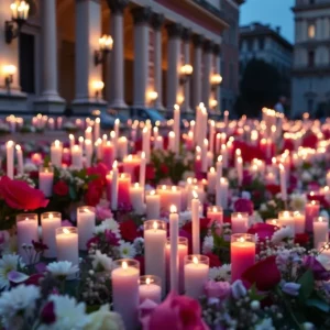 Candlelight vigil for Pope Francis in Rome