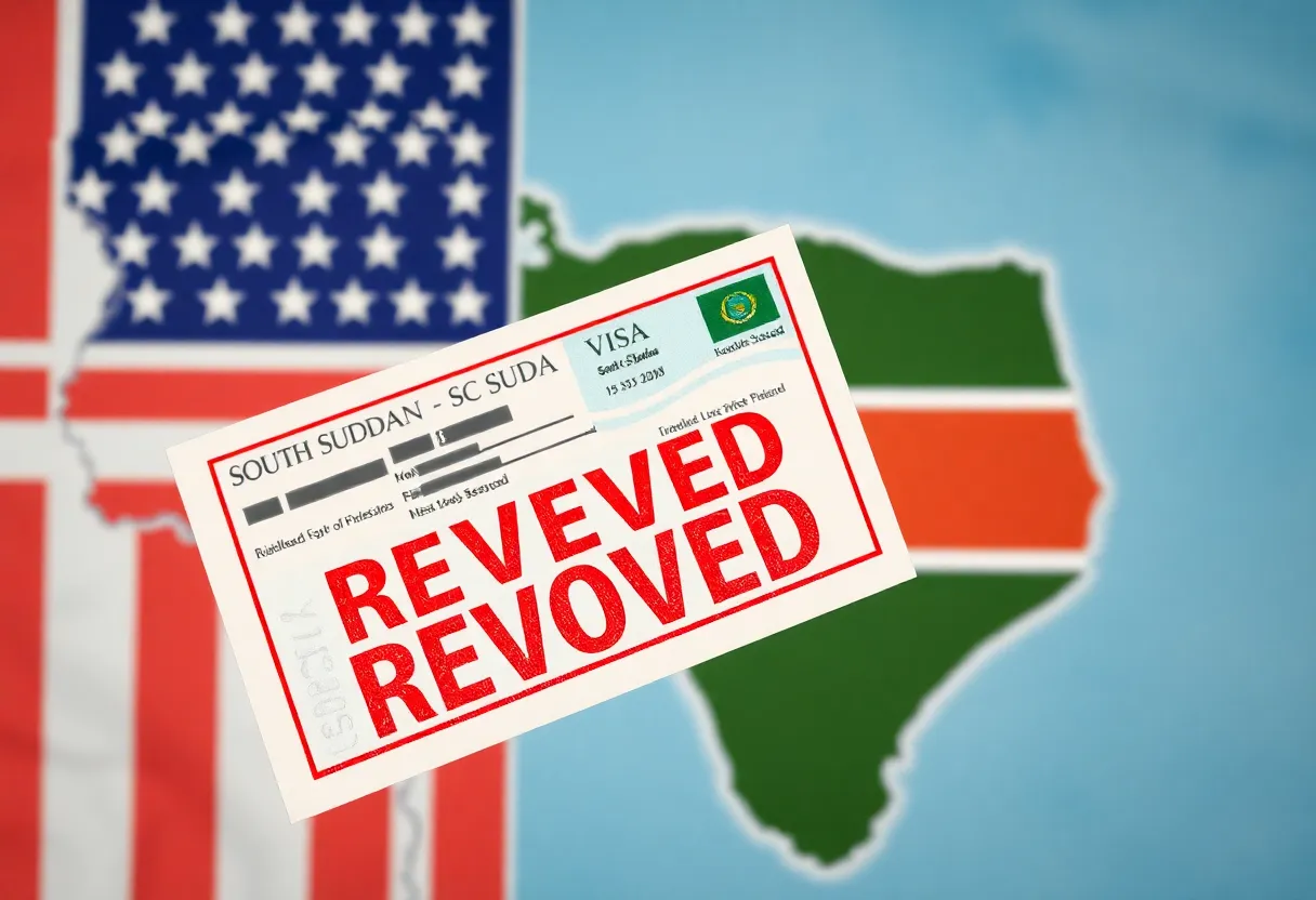 Revoked South Sudanese Visa