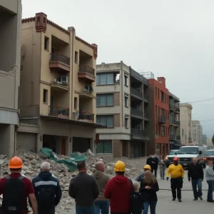 Aftermath of Southern California Earthquake