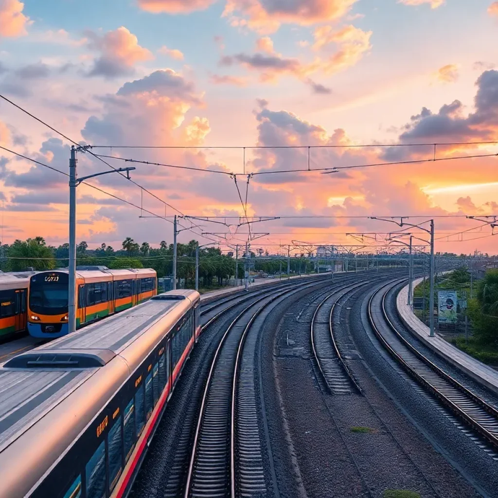 Conceptual image of the Sunshine Corridor transportation project in Central Florida