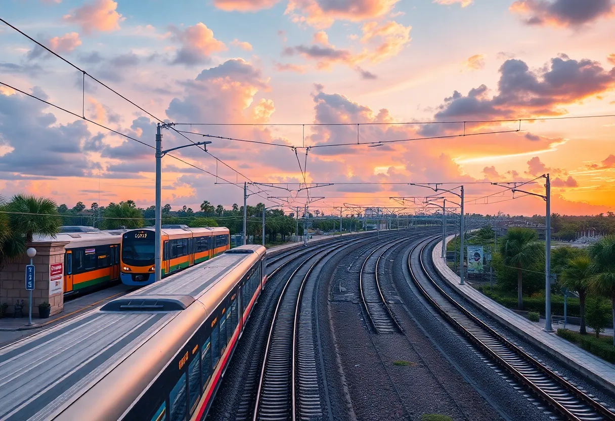 Conceptual image of the Sunshine Corridor transportation project in Central Florida