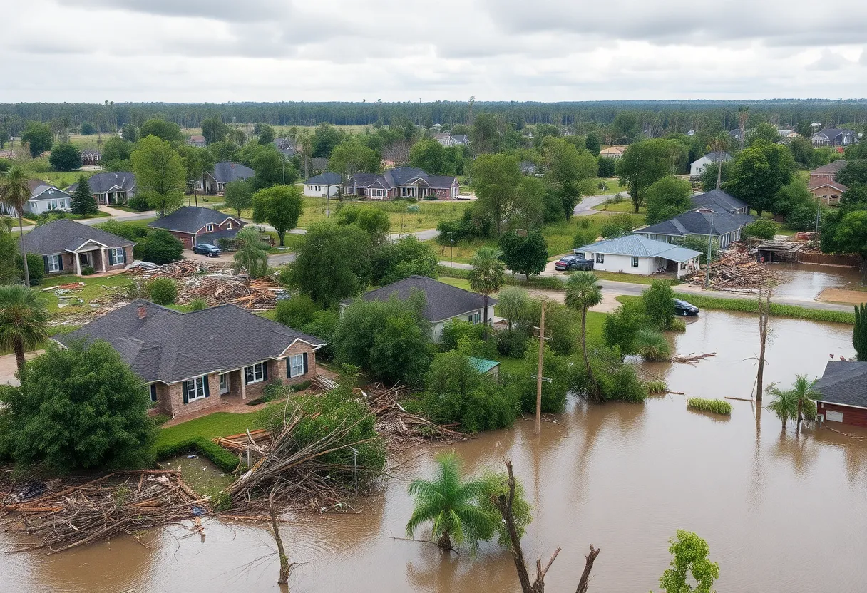 Destruction from Tornado Outbreak and Flooding
