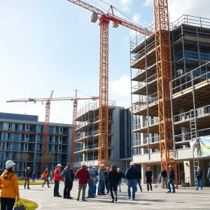 Construction at the University of Central Florida campus