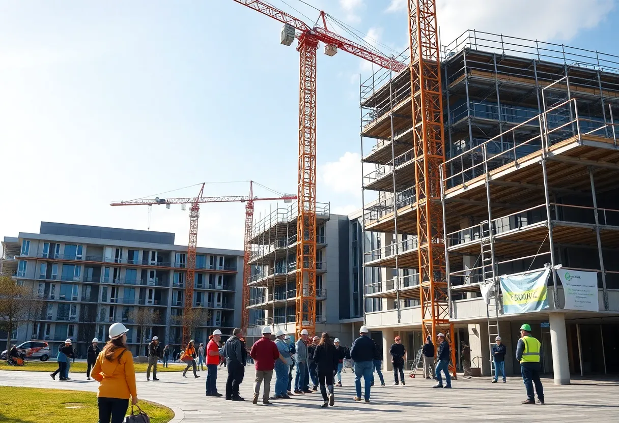 Construction at the University of Central Florida campus