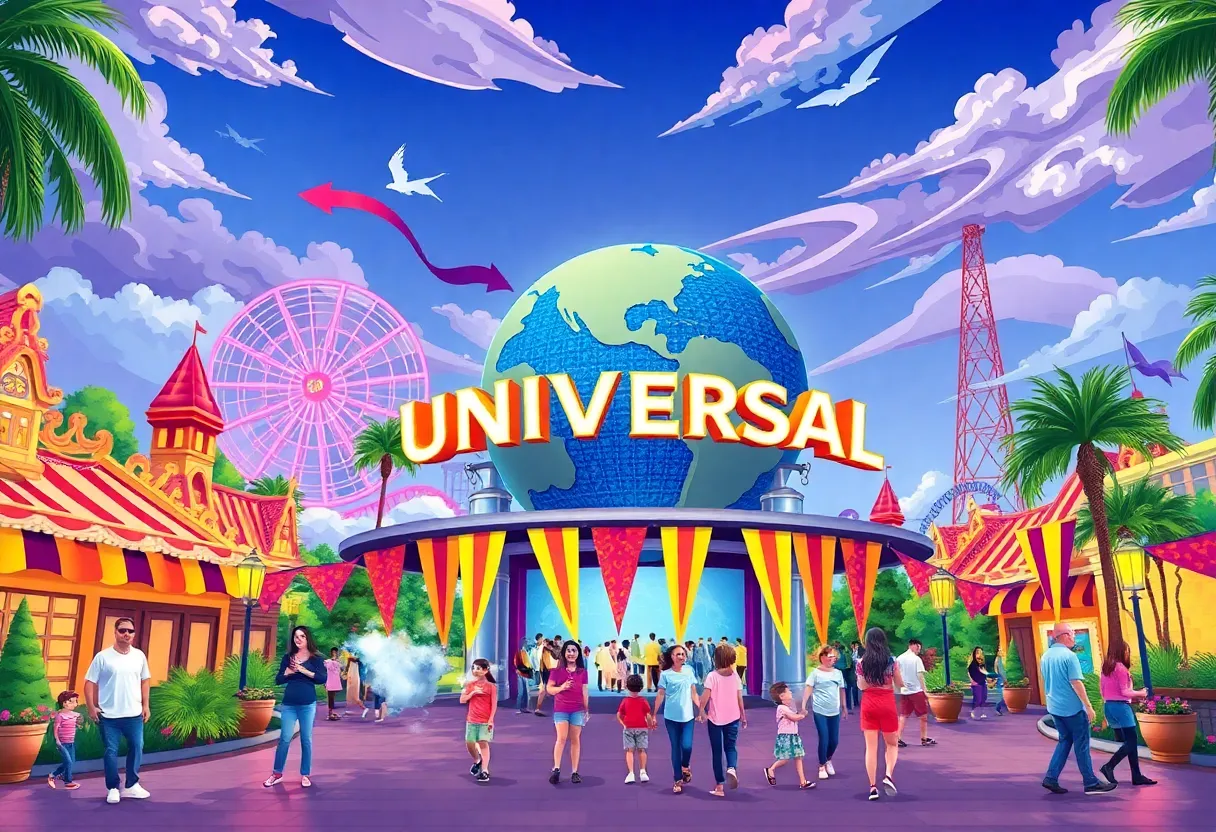 Rendering of the Universal Theme Park in Bedford