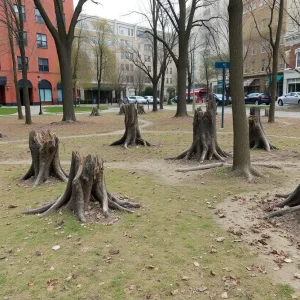 Lost Trees in Downtown Los Angeles