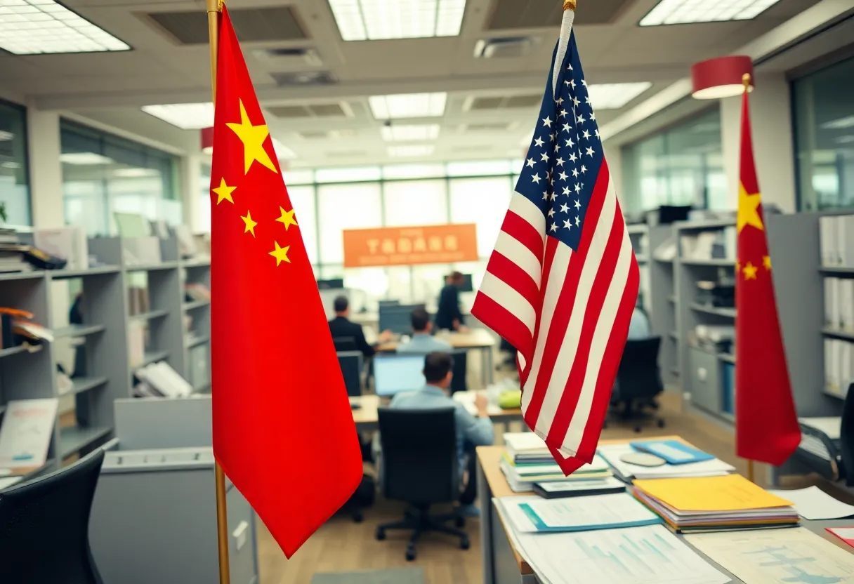 Celebration of China U.S. Trade Deal