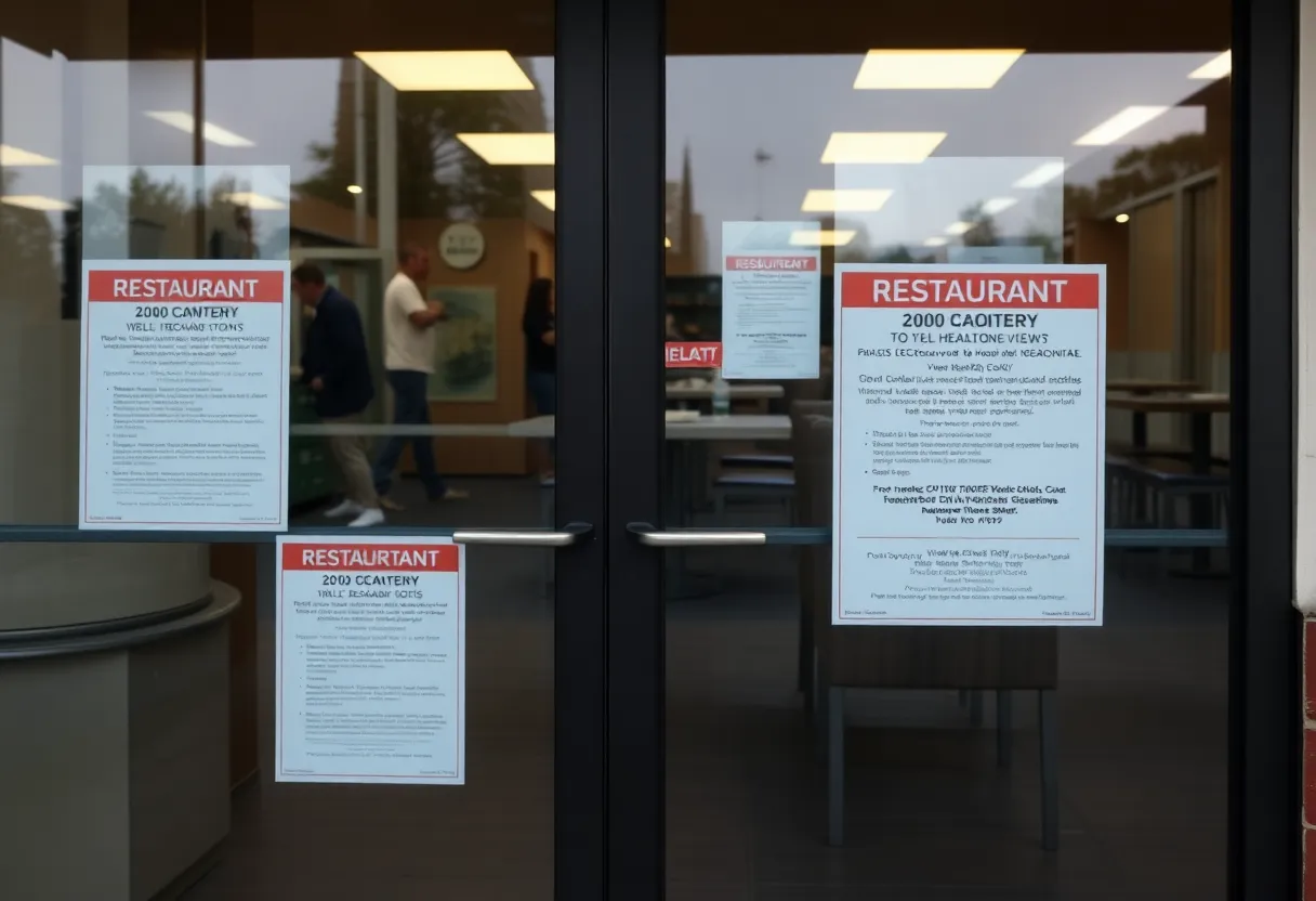 Closed Restaurant Due to Health Violations
