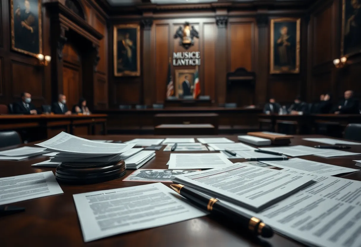 Courtroom Scene