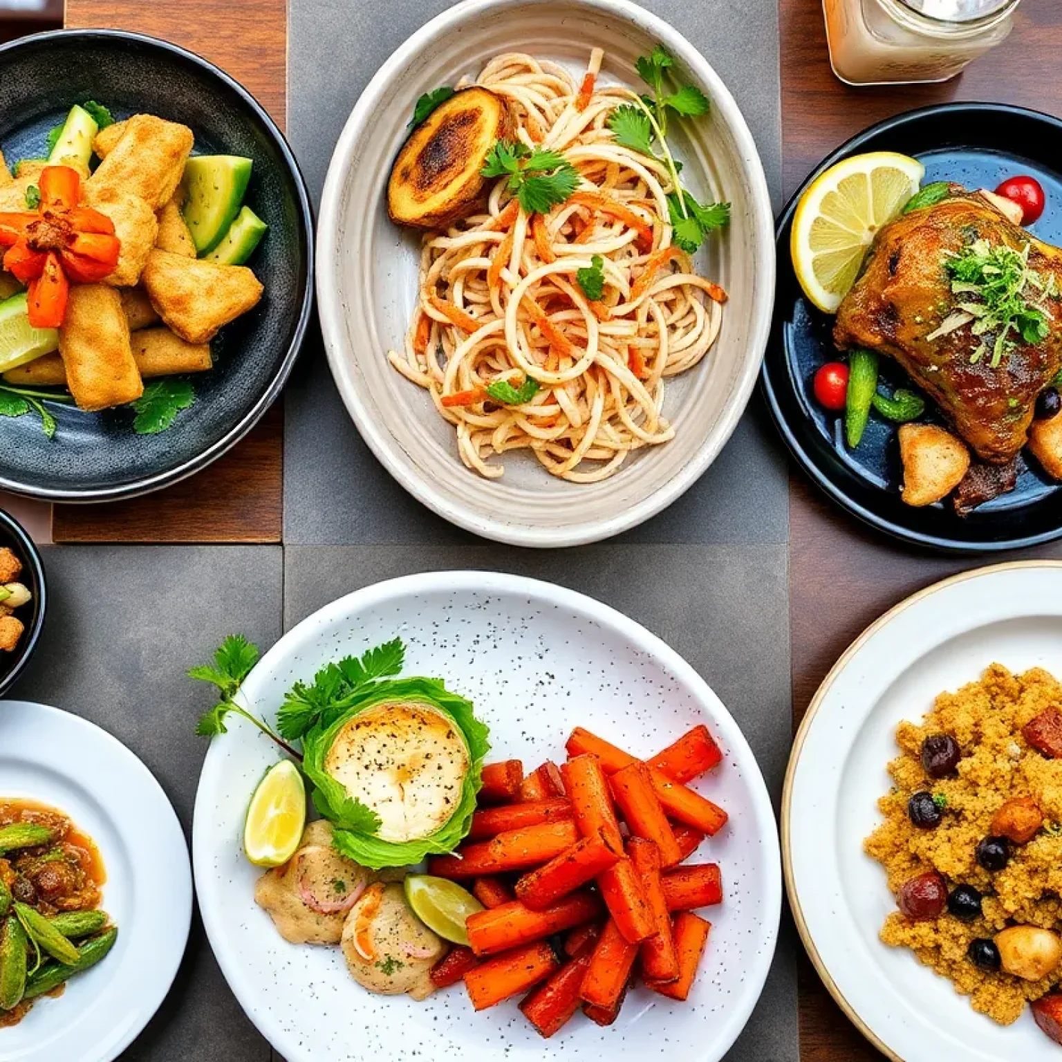 Diverse dishes from new Orlando restaurants
