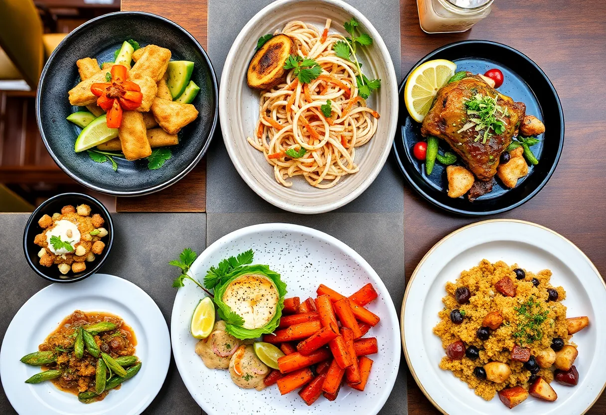 Diverse dishes from new Orlando restaurants