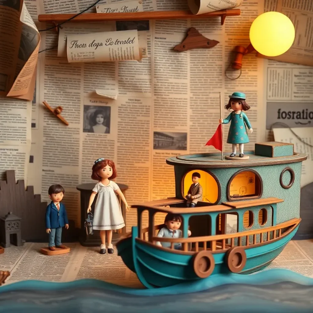 Animated performance scene from Ferry Tale