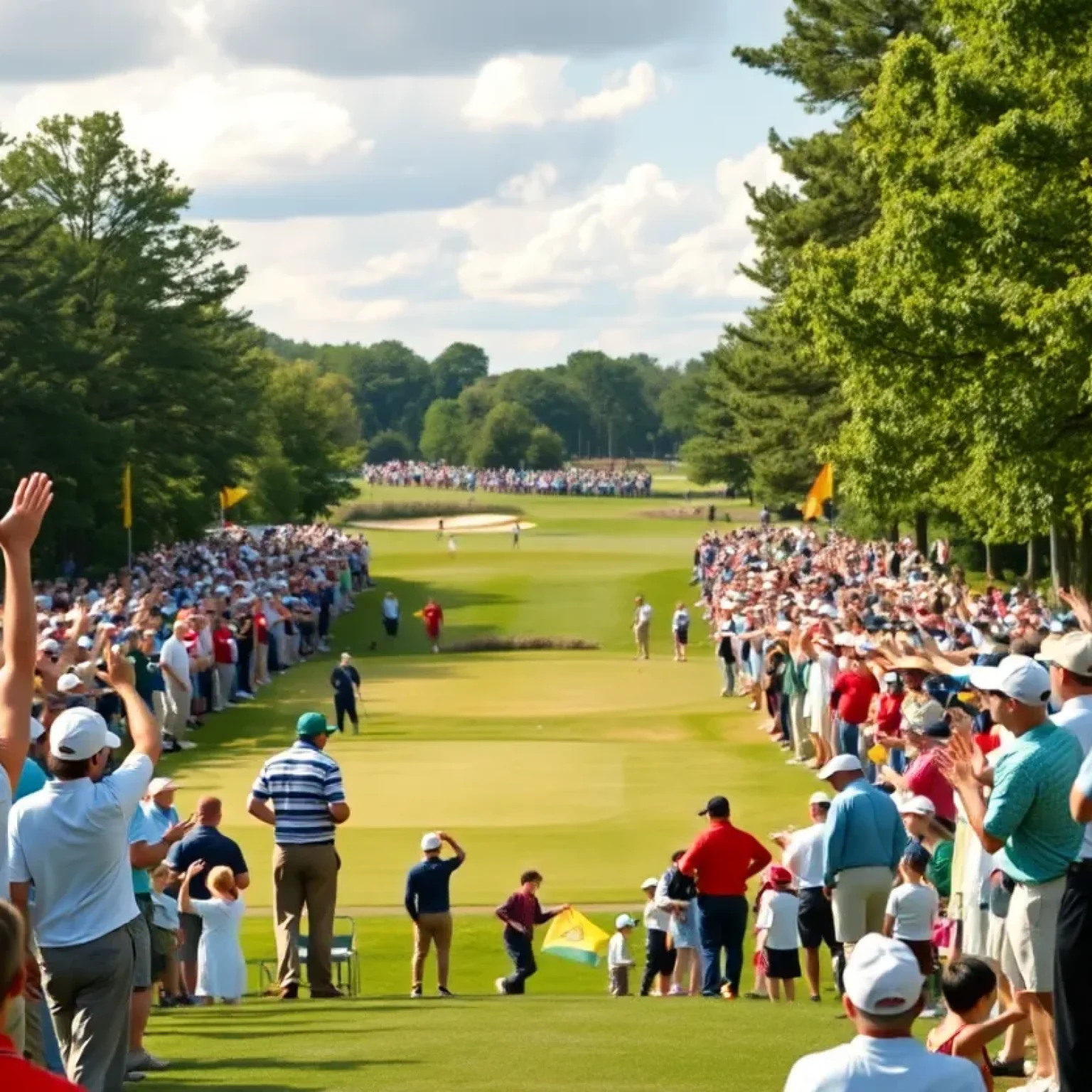 Celebration at the Arnold Palmer Invitational golf tournament