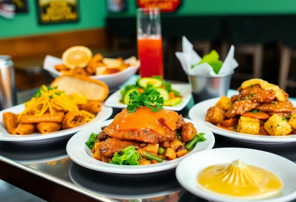 Diverse dishes from Orlando's under-the-radar restaurants including Mexican, Ethiopian, and Mediterranean cuisine.