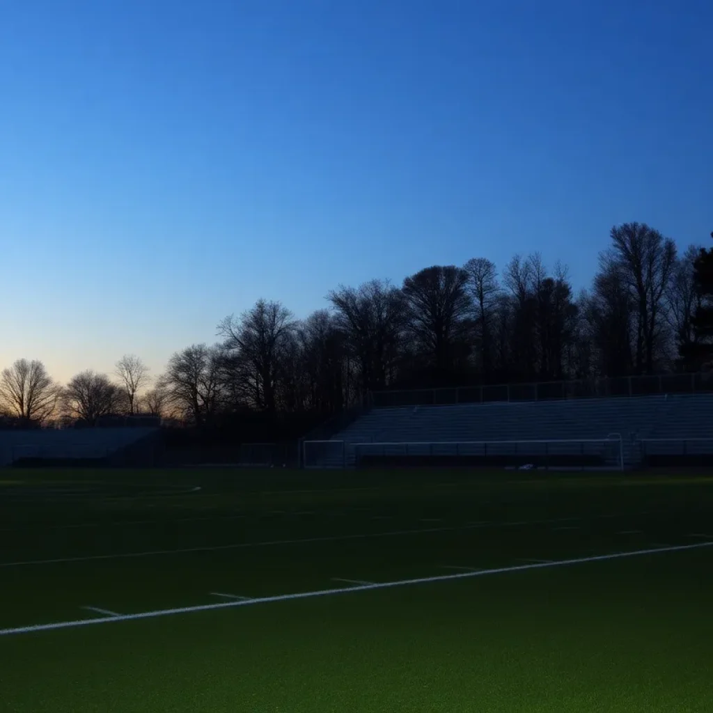 Empty Lacrosse Field After Hazing Incident