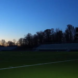 Empty Lacrosse Field After Hazing Incident