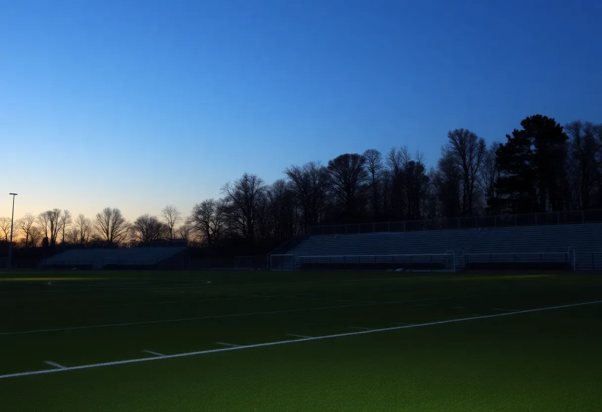 Empty Lacrosse Field After Hazing Incident