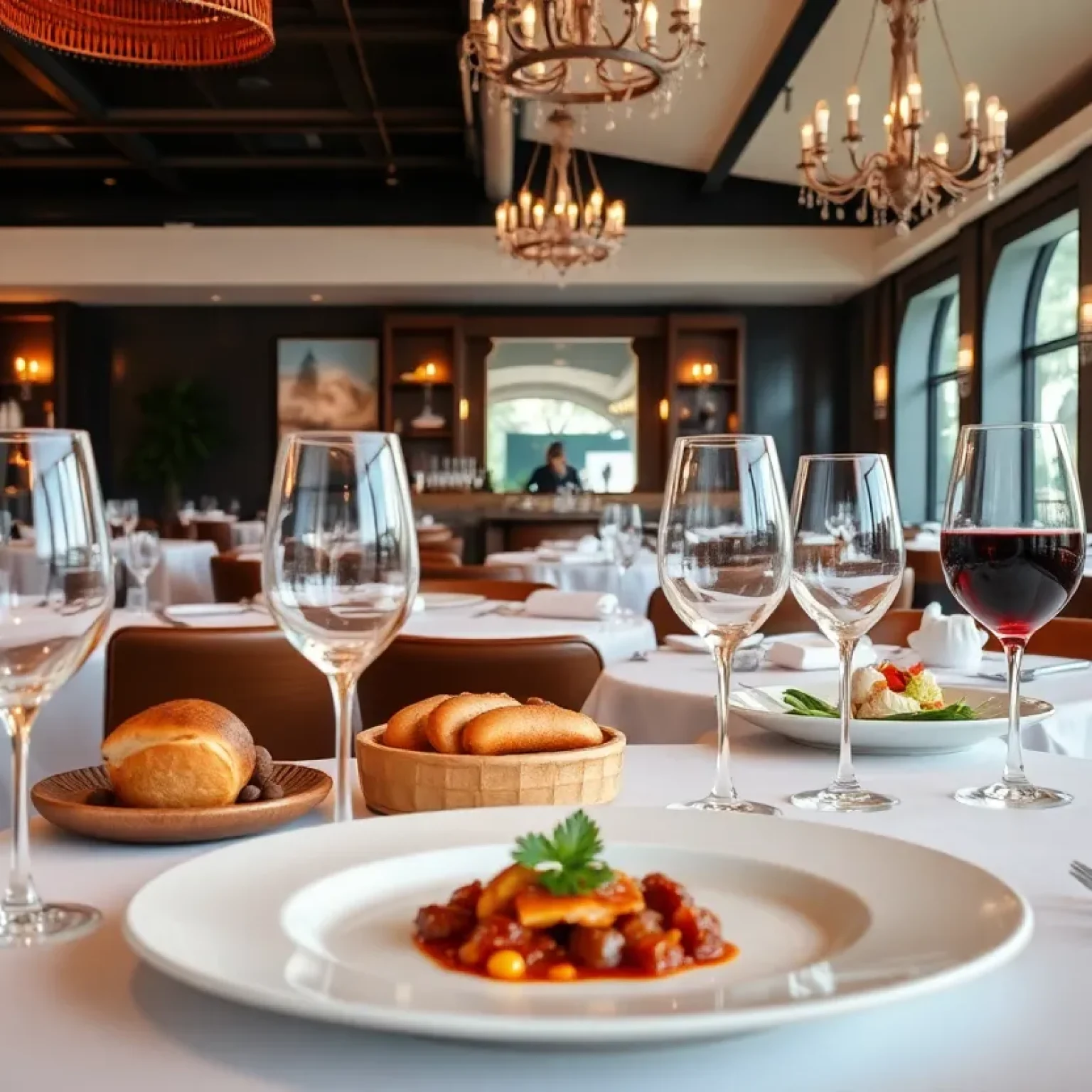 Diverse culinary offerings from Michelin-rated restaurants in Florida