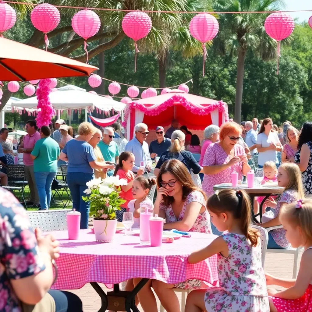 Families celebrating Mother's Day in Central Florida parks