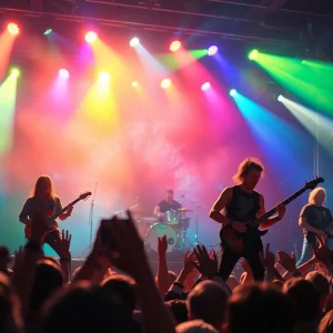 Nekrogoblikon performing live at The Abbey in Orlando with an engaged audience.